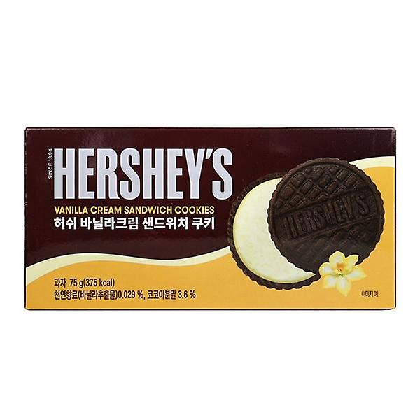 허쉬 바닐라크림 샌드위치 쿠키 75g