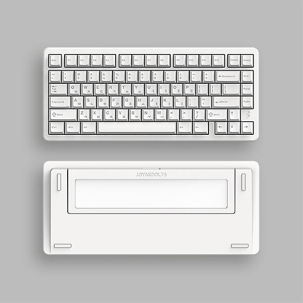  SPM 조약돌75 유무선 게이밍 기계식 키보드, 퓨어 화이트