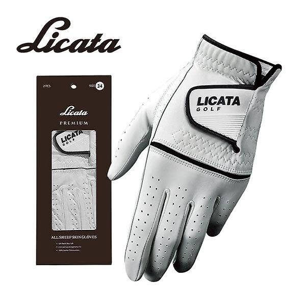  2장1세트/ 리카타 에어컴포트 올양피 남성 여성 골프장갑 GGMS91051FR 남자 여자 장갑 GGMS91051FR