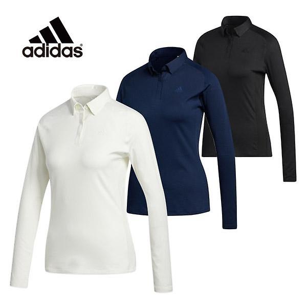  아디다스 FW 여성 브러쉬드 폴로 긴팔 티셔츠 FS6342 FS6343 FS6344
