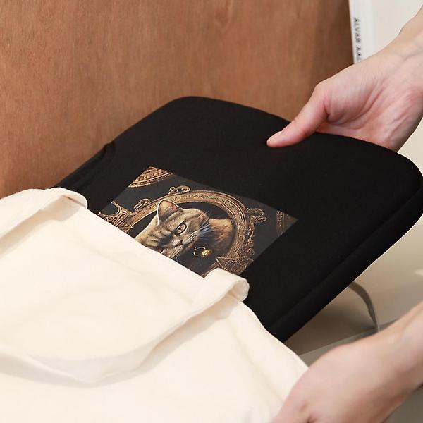  귀여운 고양이 캐릭터 노트북파우치 가방 맥북 그램 13인치 15인치 16인치