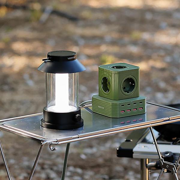  버티탭 버티컬 아웃도어 10M 고용량 릴선 리드선 13구 캠핑연장선 작업선 릴콘센트 캠핑전기선