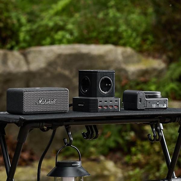  버티탭 버티컬 아웃도어 10M 고용량 릴선 리드선 13구 캠핑연장선 작업선 릴콘센트 캠핑전기선