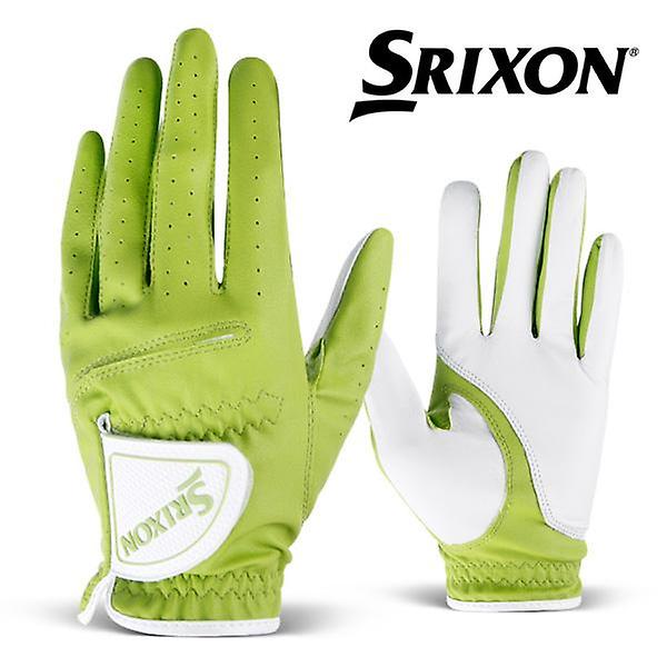 던롭 스릭슨 하이브리드 컬러 라임 남성 골프장갑