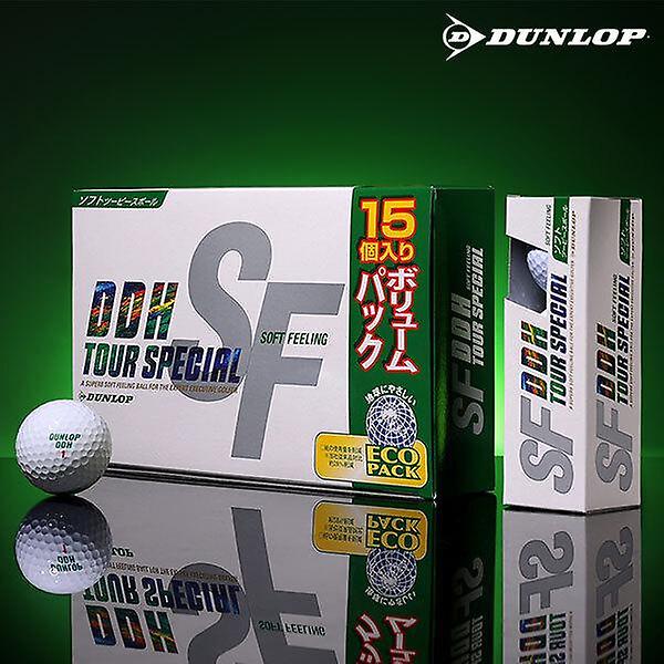  던롭 2피스 골프공 DDH 소프트필링 III 15구 비거리 장타 골프볼 2피스