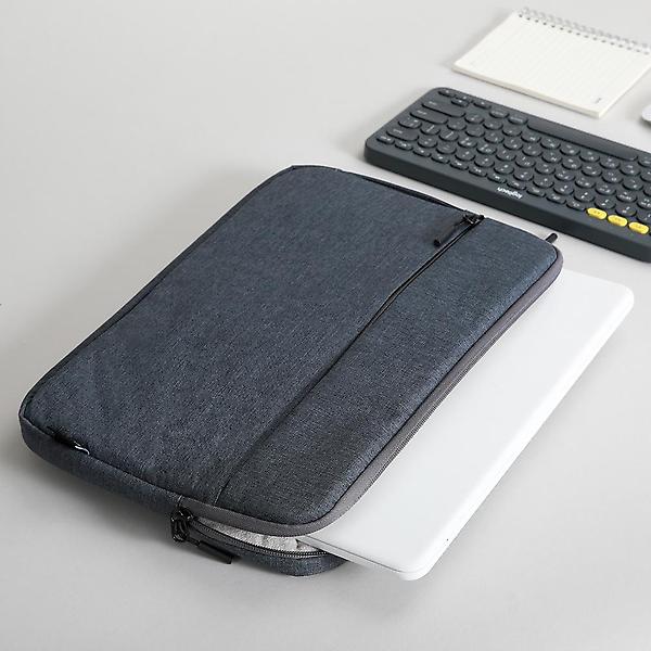  뉴핸들 노트북파우치 가방 맥북 LG 그램 삼성 직장인 업무용 블랙 L(15-16)