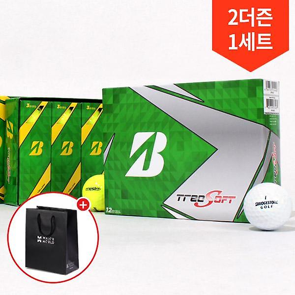  2더즌총24구/브리지스톤 트레오 소프트 골프공+쇼핑백