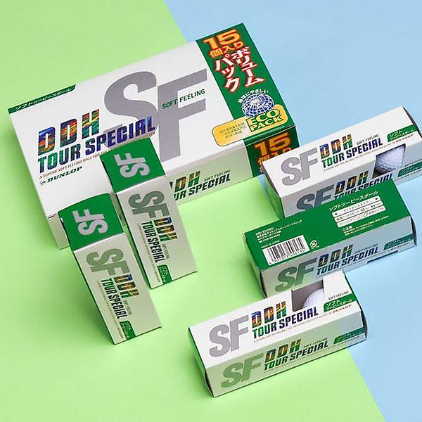  10박스 150구 던롭 2피스 골프공 DDH 소프트필링 III 15구 비거리 장타 골프볼
