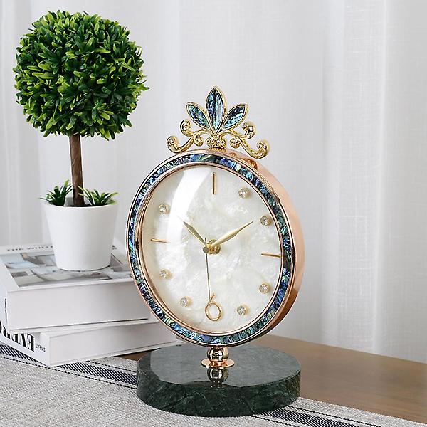  (주문제작) 미니멀 브론즈 엔틱 저소음 탁상시계