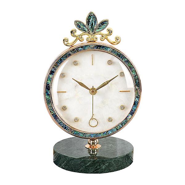  (주문제작) 미니멀 브론즈 엔틱 저소음 탁상시계