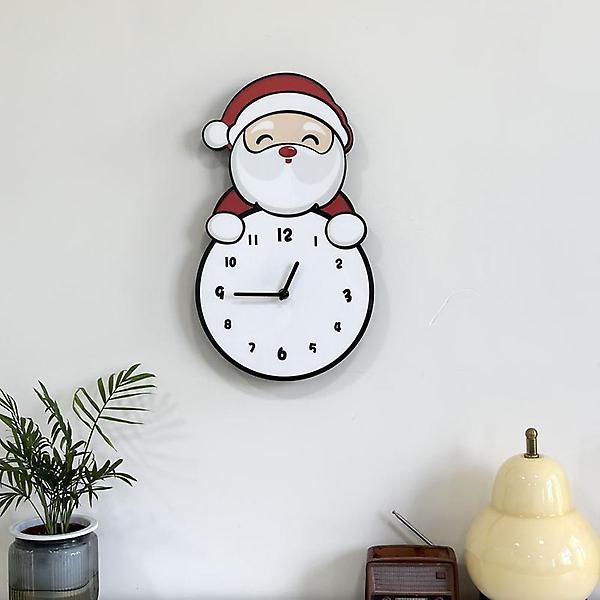  (주문제작) 홀리 산타  무소음 벽시계