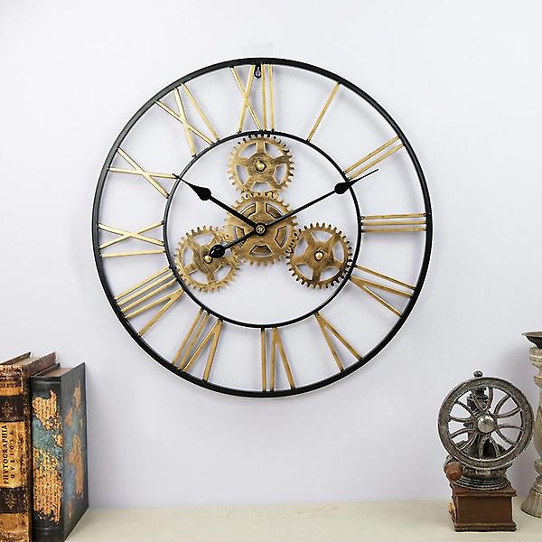  (주문제작) 엔틱 로마숫자 무소음 디자인 벽시계