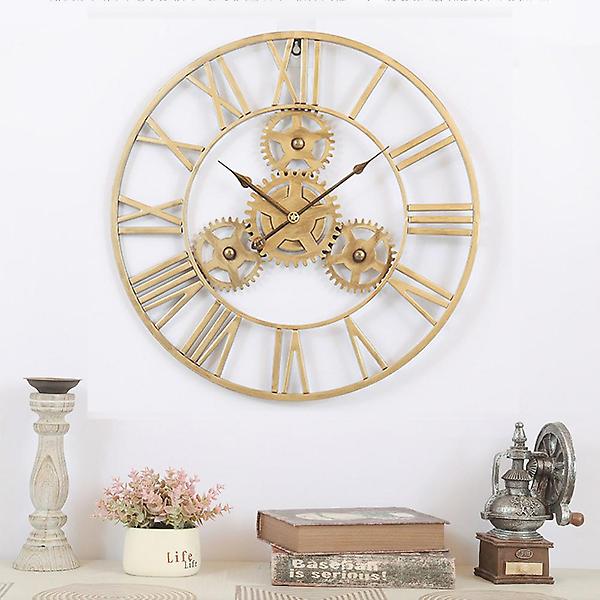  (주문제작) 엔틱 로마숫자 무소음 디자인 벽시계