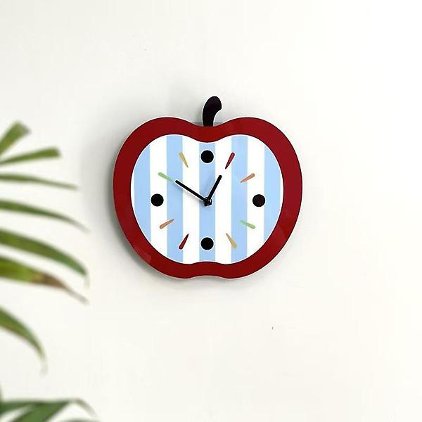  (주문제작) 상큼 사과 무소음 벽시계
