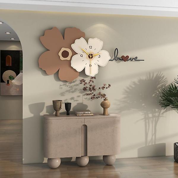  (주문제작) 모던한 인테리어 무소음 벽시계(색상) 무타공설치벽시계