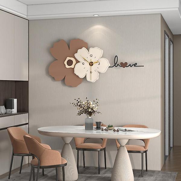  (주문제작) 모던한 인테리어 무소음 벽시계(색상) 무타공설치벽시계