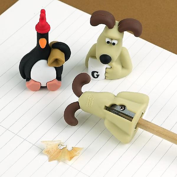  [공식정품]월레스와그로밋 피규어 연필깎이 2종세트