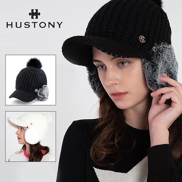  휴스토니 라쿤털 귀마개 모자