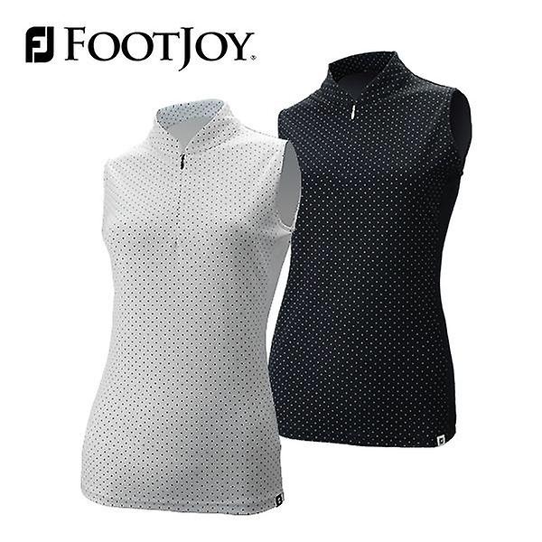  전시상품/풋조이 도트하프짚 여성 민소매 92877 92878