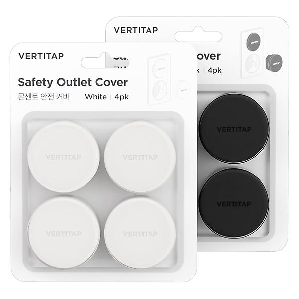  버티탭 콘센트 안전커버 멀티탭 보호 캡 실리콘 덮개 유아보호 마개 먼지차단 4개입