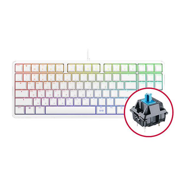  체리 G80-3000S TKL RGB 기계식 키보드 화이트 청축