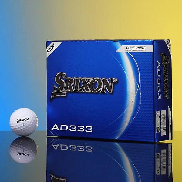  스릭슨 NEW AD333 2피스 골프공 비거리 저압축 비주얼 퍼포먼스 골프볼 12구
