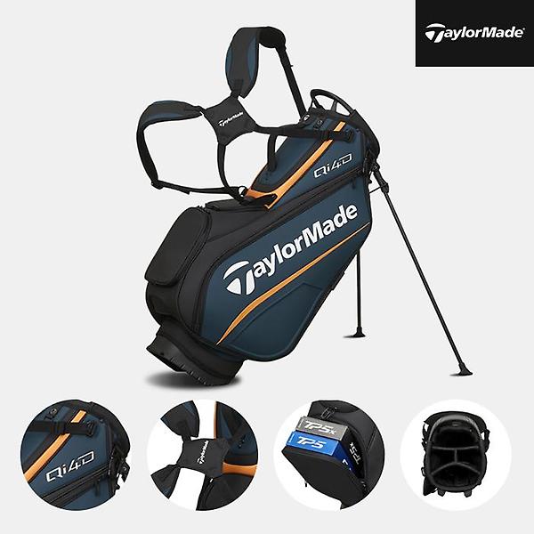  테일러메이드 2026 Qi4D 투어 골프 스탠드백 TL860 남성 캐디백 블랙딥블루오렌지