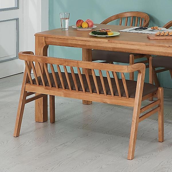  아이앤 시에나 고무나무원목 6인 식탁 벤치세트 FU