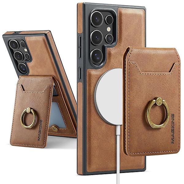  갤럭시S26 울트라 맥세이프 링 카드지갑 가죽 케이스