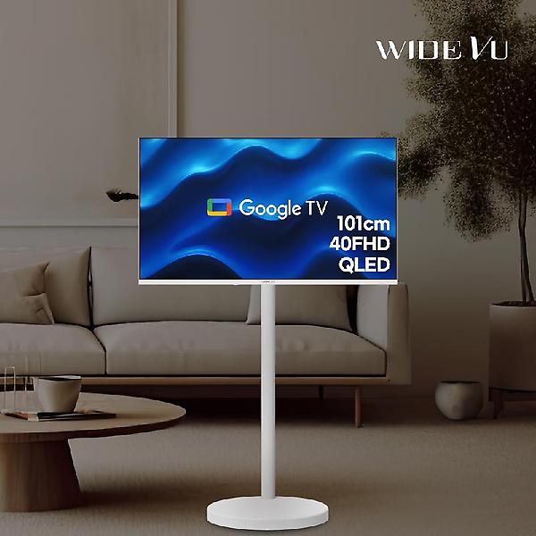  와이드무빙뷰 화이트에디션 삼탠바이미 셋트 QLED 101cm(40인치) FHD 스마트 이동식 TV