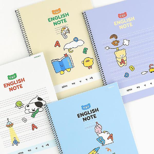  와글 와글 칸 넓은 영어노트 (랜덤발송)