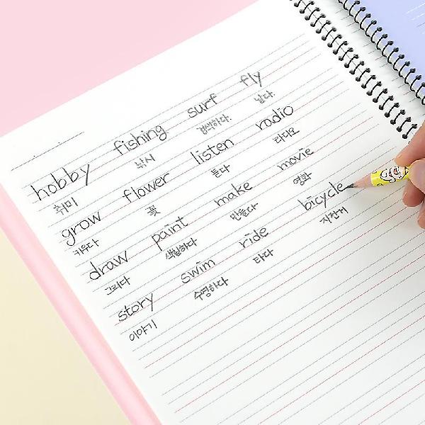  와글 와글 칸 넓은 영어노트 (랜덤발송)