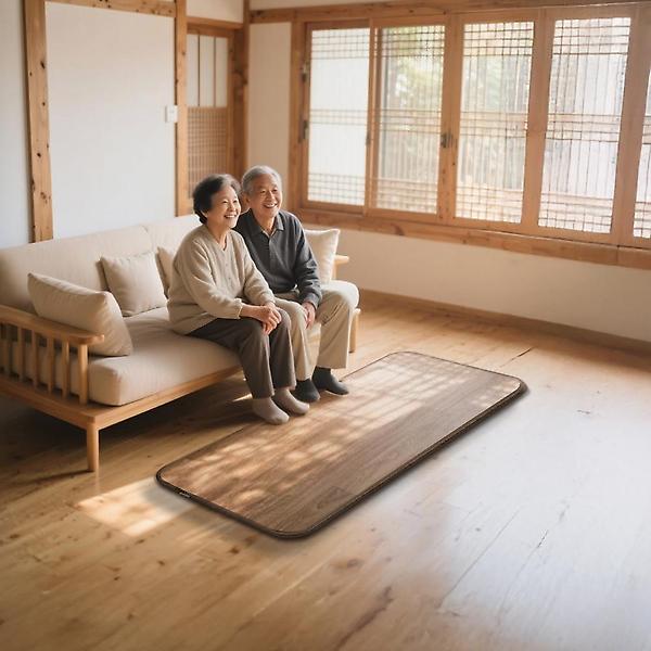  일월 나노륨 온수 카페트 매트 소형 100x183 거실 용 전기