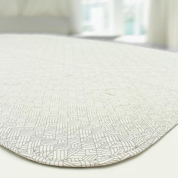  일월 미니 싱글 매트 천소재 3인용 전기 방석 장판 보료 요