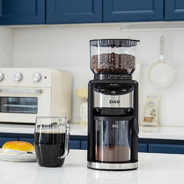  주코 전동 커피 코니컬버 그라인더 홈카페 원두 자동 분쇄기