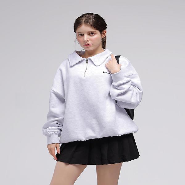  25P 카라 집업 스웨트셔츠 25A1205BE