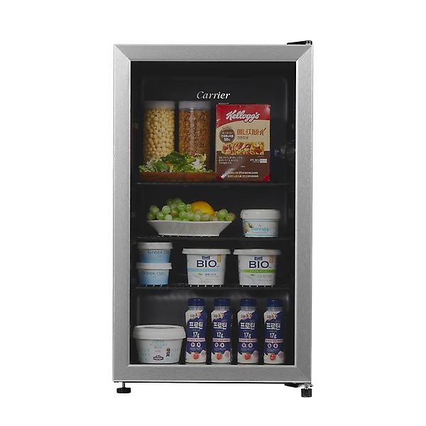 [캐리어/CVDR90SPM1] 미니 쇼케이스 음료수 주류 냉장고 94L 업소용 가정용 설치포함