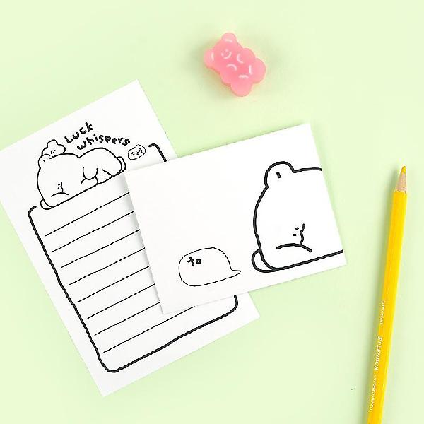  쫑긋곰 편지지 4종세트