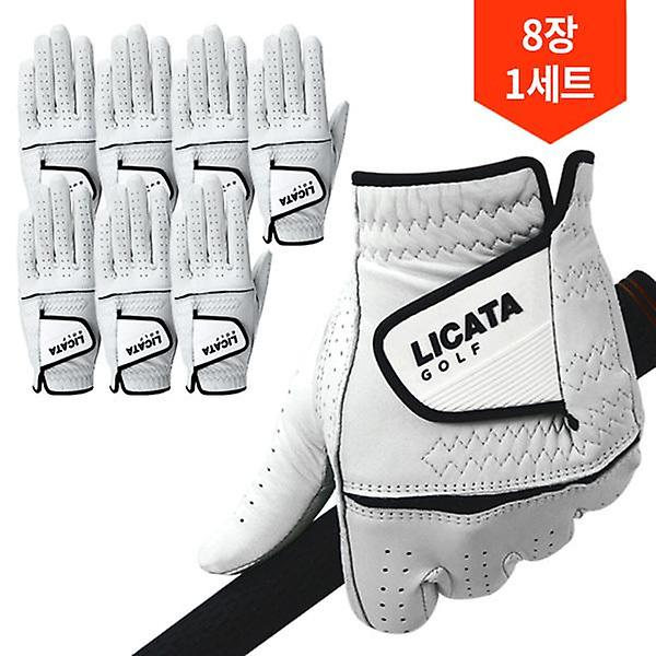  8장1세트/리카타 에어컴포트 프리미엄 올양피 남성 여성 골프장갑 GGMS91051FR 남자 여자 양피장갑