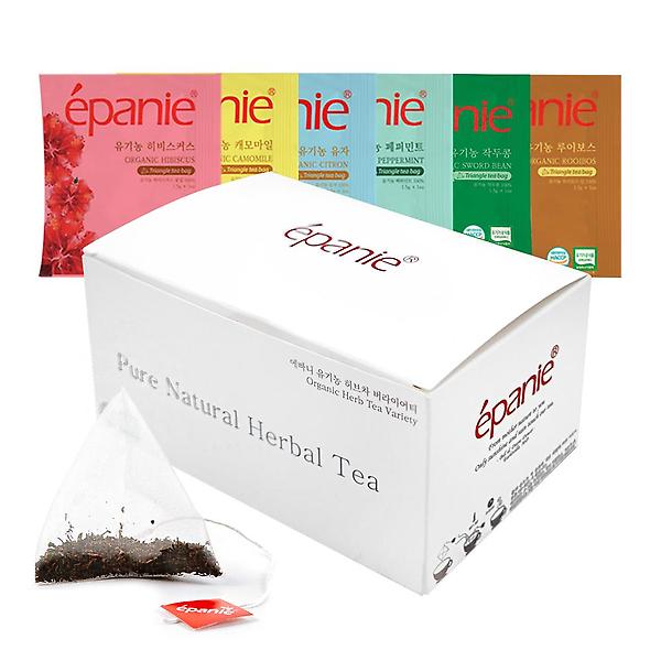  에빠니 유기농 허브차 버라이어티 6종 24티백 티 선물세트