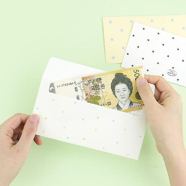  위시 가로 봉투 세트