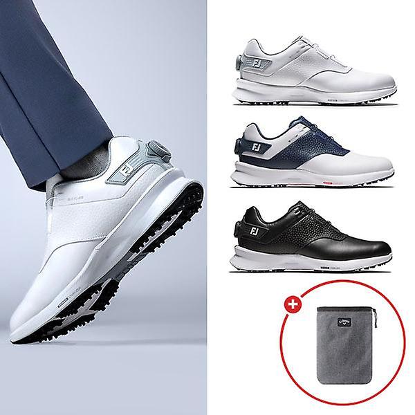  [전시상품] 풋조이 버사핏 보아 남성 스파이크리스 골프화 발편한 방수 남자 골프신발 + 신발주머니