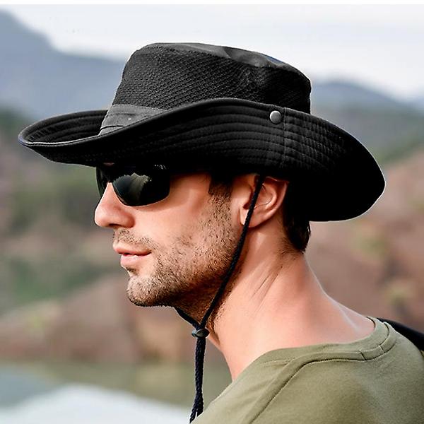  [엣모어]액티브 메쉬 등산모자(블랙)