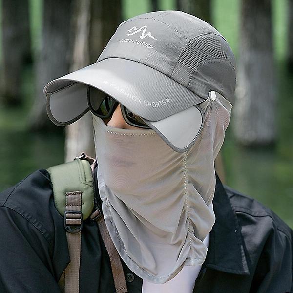  [엣모어]썬아크 햇빛가리개 등산모자(그레이)