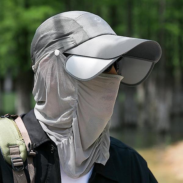  [엣모어]썬아크 햇빛가리개 등산모자(그레이)