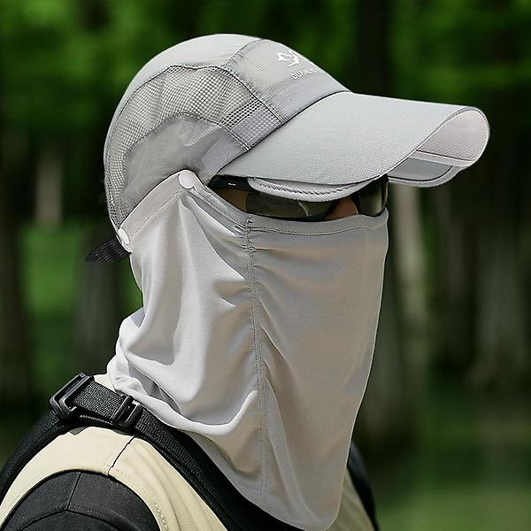  [엣모어]썬아크 햇빛가리개 등산모자(그레이)