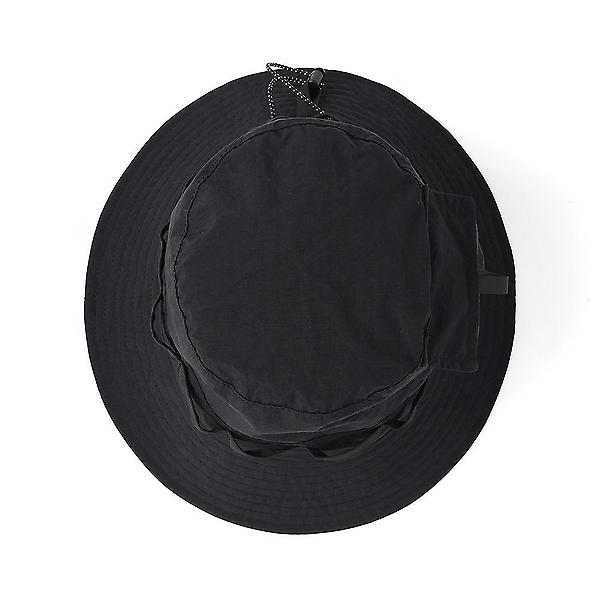  [엣모어]포켓 접이식 등산모자(블랙)