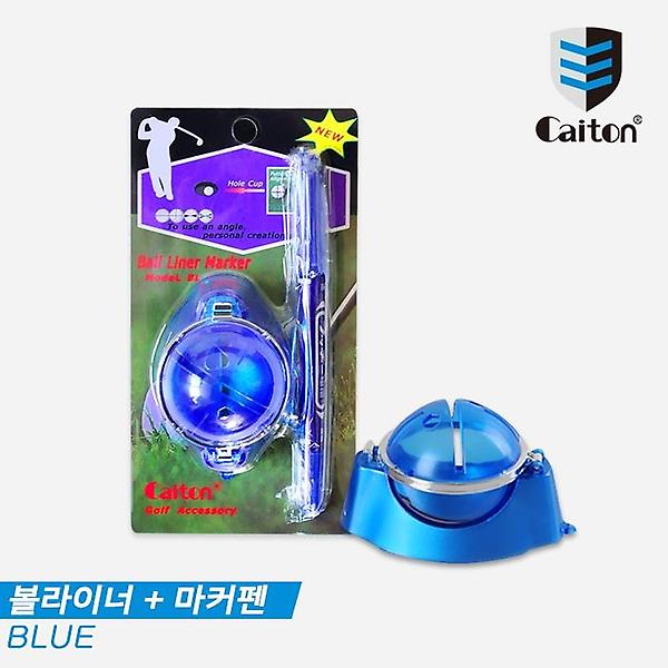  [케이톤정품]2021 케이톤 BL-42P 골프 볼라이너+마커펜[블루]