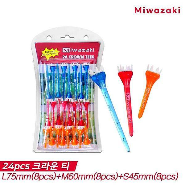  [미와자키정품]2021 미와자키 크라운(CROWN) 골프티[24PCS][75mm+60mm+45mm]
