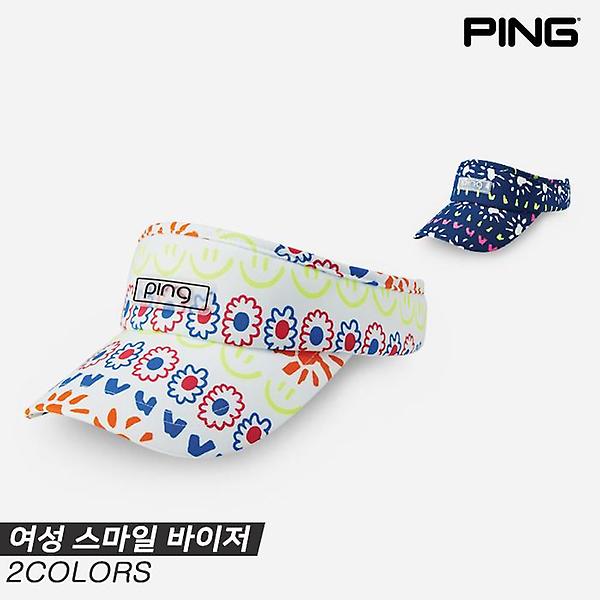  [삼양인터내셔널정품]2022 핑 스마일 바이저[2COLORS][여성용]